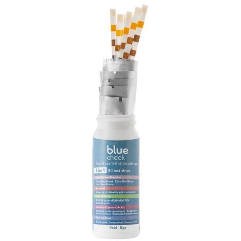 Gre-Pools Blue Check bandelettes d'analyse bleu piscine