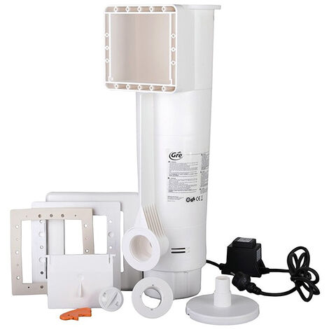 Gre Pools Filtro a Cartuccia Bianco 3,8 m³/h 12 V