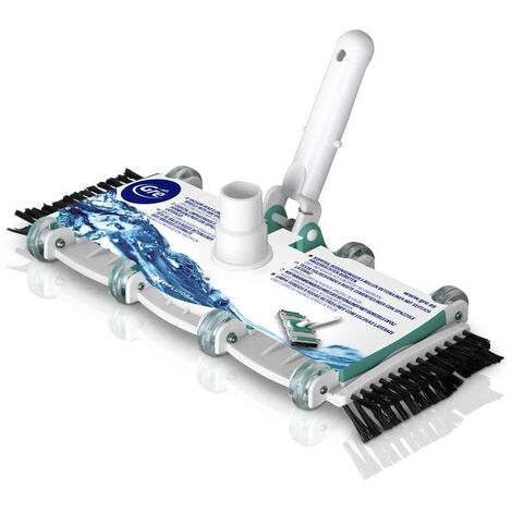 GRE Tête de balai 8 roues+ brosses latérales