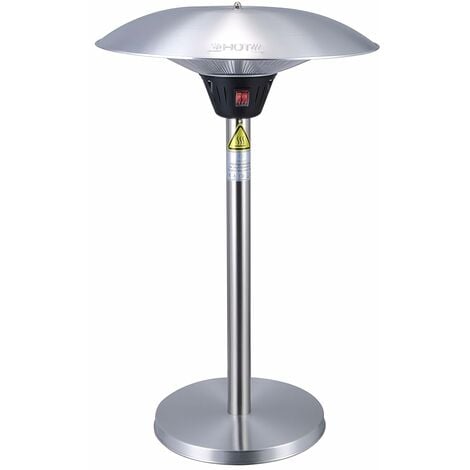 GREADEN - Chauffage de Table Infrarouge MERCURY – Parasol Chauffant Mobile et Esthétique - Chauffage électrique de terrasse à Halogène 2100 W- Extérieur IP44, Réglage - Radiateur Jardin/Patio/Terrasse/Intérieur - GR2RT4