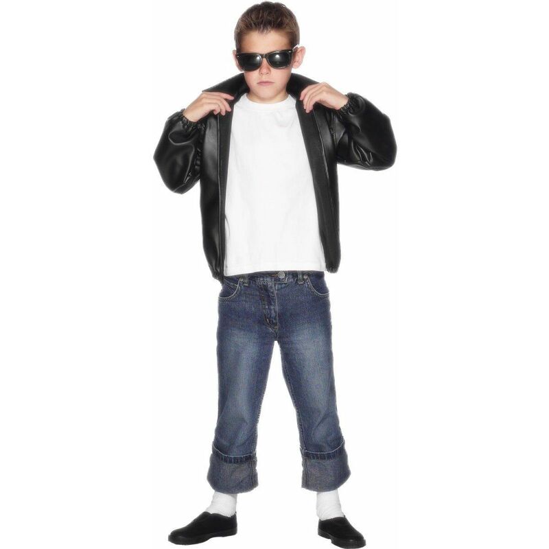 Grease T-Birds Jacket Black with Logo [27491M]