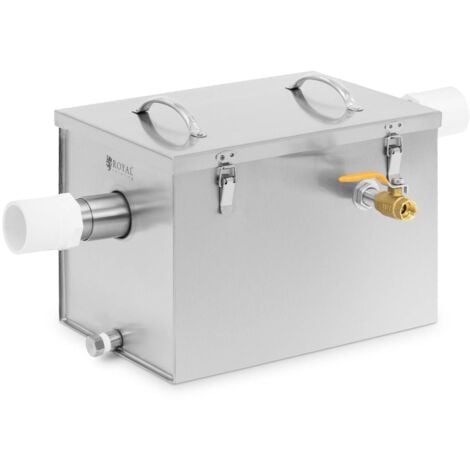 ROYAL CATERING Grease Trap 21 l stainless steel Grease separator