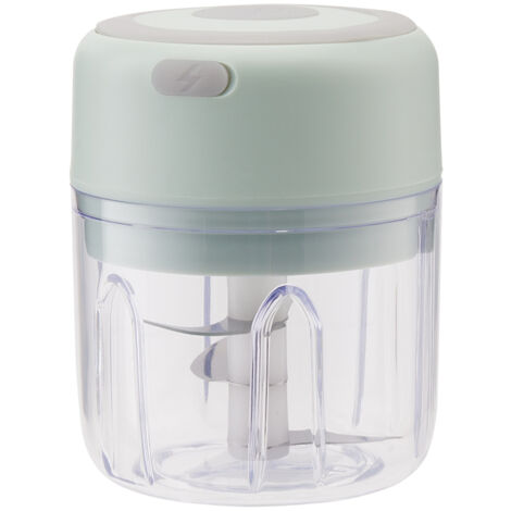 Green 30W Electric Wireless Kitchen Garlic Chopper