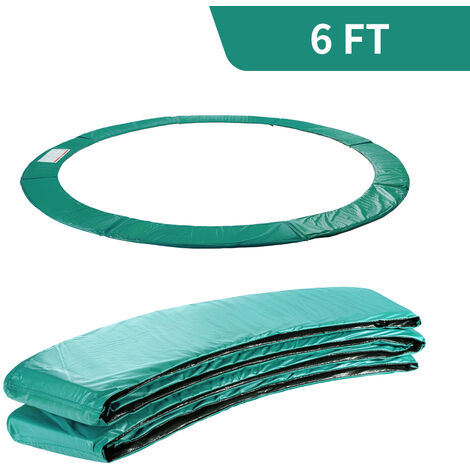 Green 6FT Trampoline Replacement Pad Spring Cover Surround Foam Padding