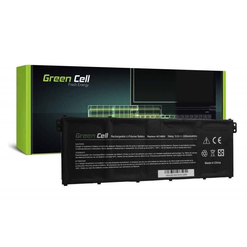 Green Cell - AC14B8K AC14B3K AC14B7K Batterie pour Acer Aspire 5 A515-51G A515-52G A515-54 A515-54G A515-55 A515-55G es 15 ES1-572 E5-771G R5-571TG