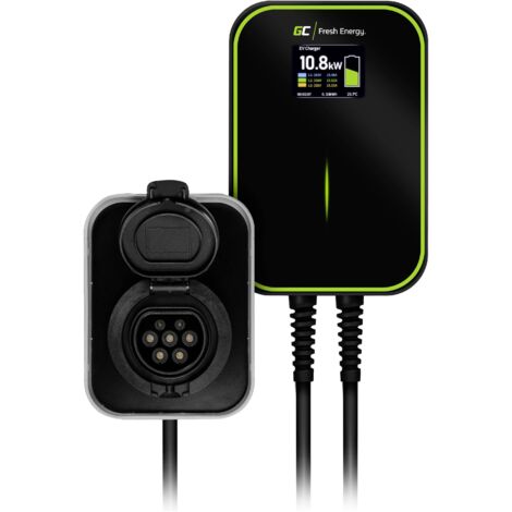 Green Cell EV PowerBox Station de charge pour véhicule électrique type 2 22 kW RFID