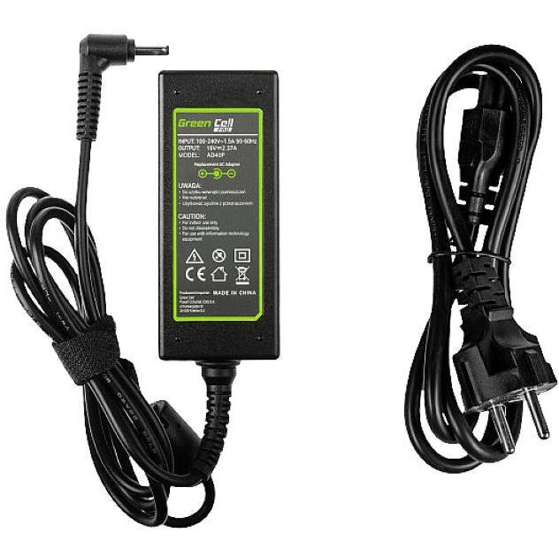 Green Cell - AD40P Alimentation pc portable 45 w 19 v 2.37 a Adapté aux marques: Asus S846622