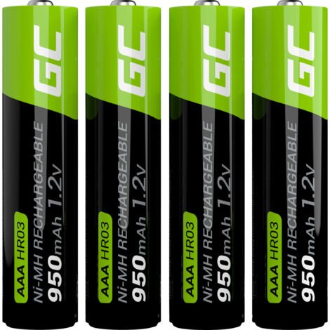 Green Cell GR03 Haushaltsbatterie Wiederaufladbare AAA Nickel-Metallhydrid-Batterie (NiMH)