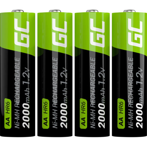 Green Cell HR6 Mignon (AA)-Akku NiMH 2000 mAh 1.2 V 4 St.