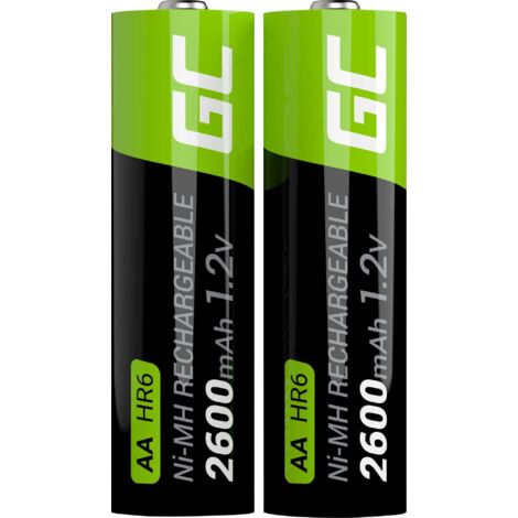 Green Cell HR6 Pile rechargeable LR6 (AA) NiMH 2600 mAh 1.2 V 2 pc(s) Y336172