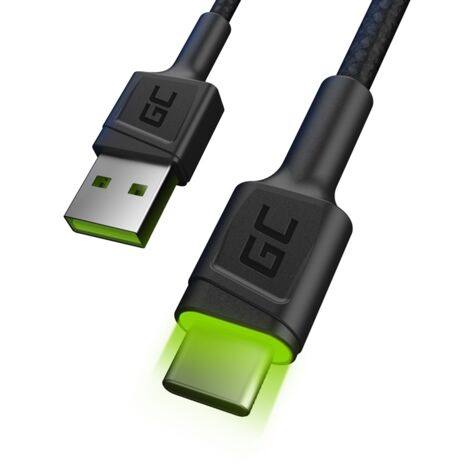 Green Cell KABGC13 cavo USB USB 2.0 2 m USB A USB C Nero