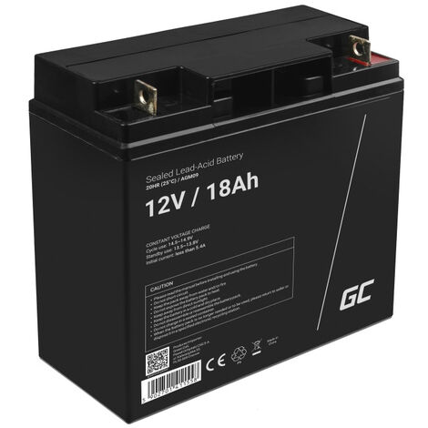 Genuine GGP Battery - 12V 18ah (Sealed, Gel Type) - 118120007/0