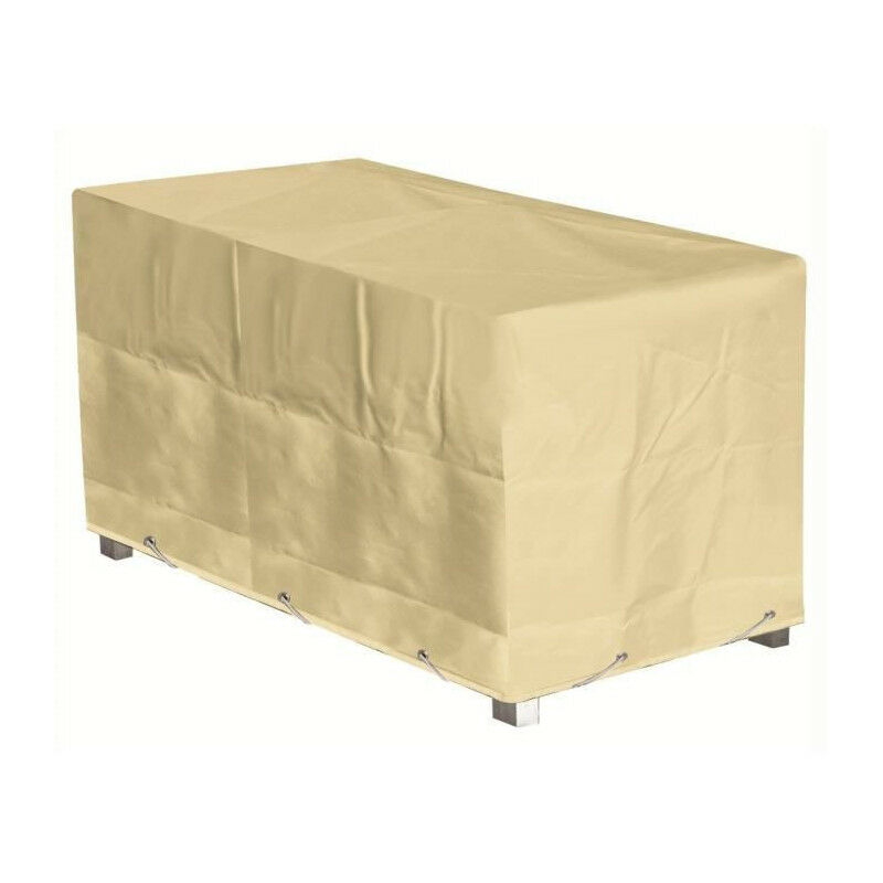 Housse de protection pour table - 180x90x65 cm - Beige - Green Club