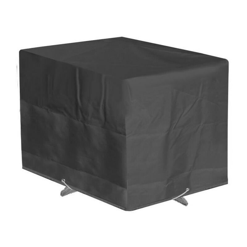 Housse de protection pour table de jardin 110x110x65cm - Anthracite - Green Club