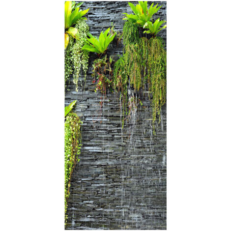 Green in the wall, intissé photo mural, 90 x 202 cm, 1 part