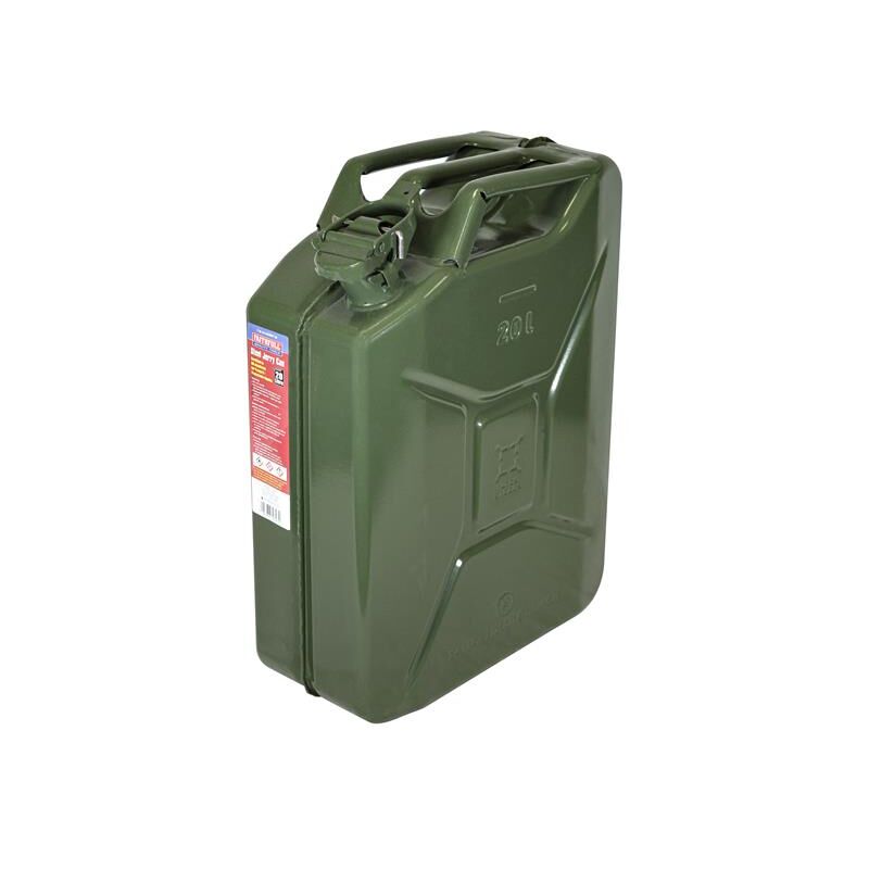 Faithfull - Green Jerry Can - Metal 20 litre FAIAUJERRY20
