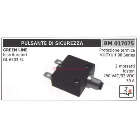 GREEN LINE bouton de sécurité pour moteur de broyeur GL 6503 EL 017075
