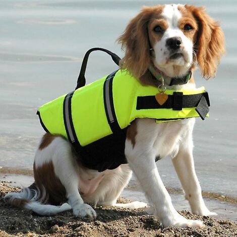 (green M) Gilet De Sauvetage Pour Chiens - Dog Lifejacket Rflchissant Pour Chien Pour Une Scurit Maximale Dans Et Autour De L'eau Lors De La Baign