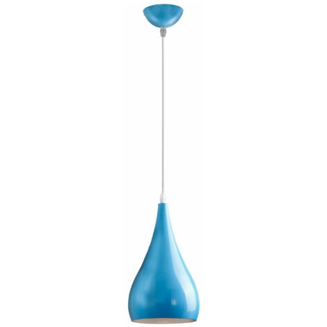 Green Mobility-100240V Max.40W Pendant Light Plafonnier E27 Base Socket Support Simple Compact Design Moderne Restaurant Salon Cafe Boutique Chambre Book Store, Bleu