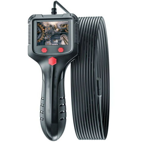 Green Mobility-1080P Caméra d'inspection HD avec écran IPS 2,4", caméra de canal 8 mm, étanche IP67, endoscope industriel pour voiture, moteur, vérification de vidange