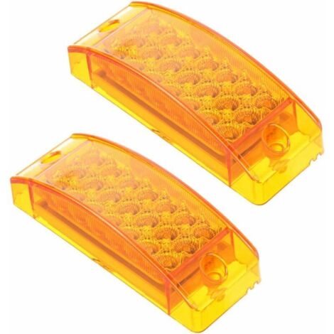 Green Mobility-12 LED côté marqueur voyant lumineux lampe pour camion remorque 24 V (lot de 2)