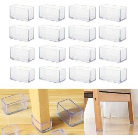 Green Mobility-16 pieds en silicone, 20 x 40 mm, housses pour meubles/chaises afin d'éviter les rayures et le bruit.