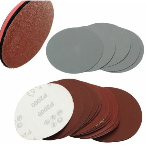 Green Mobility-25PCS 5 inch Feuille Papier de Verre Polissage Ponçage Grit 800 1000 1500 2000 3000