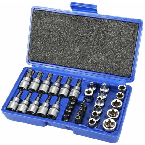Green Mobility-34 Pcs Clés à Douille Torx Clés à Douille Torx