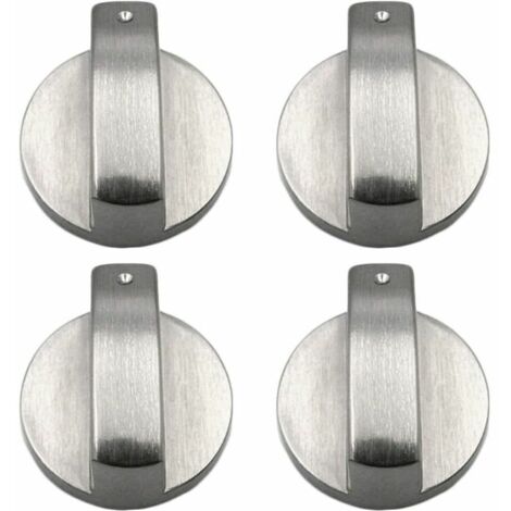 Green Mobility-4 pièces bouton cuisinière boutons de cuisinière à gaz boutons de cuisinière à gaz en métal bouton de cuisinière à gaz contrôle boutons de cuisinière en métal pour cuisine 6mm