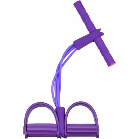 Green Mobility-4 Tubes Exerciseur Multifonction Jambe, Sit-up Bodybuilding Expander, Pédale de Traction pour Yoga, Musculation, Fitness, Pull-ups, Craquements, etc