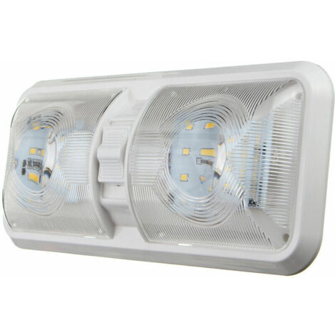 Green Mobility-48Led 2835 Smd Plafonnier éclairage Double interieur Pour Caravane Camping Camion