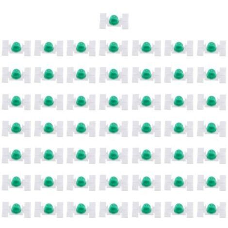 Green Mobility-50 Pcs Blanc En Plastique Moulure De Porte De Voiture Garniture Clips Retenues Attaches Pour BMW Série 3 E36 E46