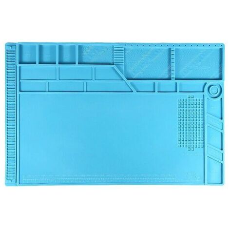 Green Mobility-550x350mm tapis antistatique isolation thermique soudure téléphone portable réparation Pad Table de travail avec pièces magnétiques Adsorption