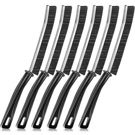 Green Mobility-6 Pcs Brosse de Nettoyage Rainure Fenetre Brosse À Nettoyer des Interstices avec Poignée