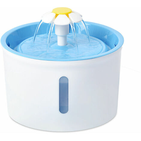 Green Mobility-Abreuvoir automatique petite fleur 1.6L abreuvoir fontaine pour chat et chien bleu EU