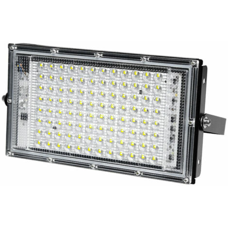 Green Mobility-AC180240V 100W 96LEDs Spot mural avec support de montage IP65 connexion de fil étanche à l'extérieur LED Playground Spot Gate Yard, Modèle n ° : White 100W Modèle n ° : White 100W