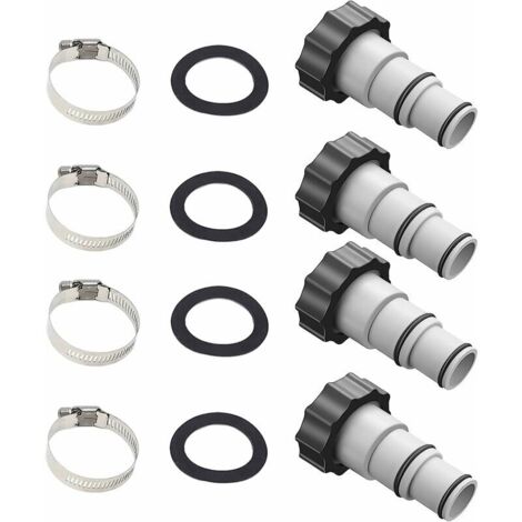 Green Mobility-Adaptateurs de tuyau de piscine, diamètres 38 mm et 32 mm, pour raccords de tuyau (4 pièces)