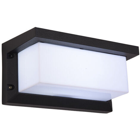 Green Mobility-Applique Murale Extérieur LED ，18W Étanche IP65 En Aluminium Anthracite Eclairage Pour salon, chambre, blanc chaud