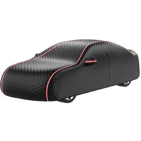 Green Mobility-Bâche pour voiture extérieure 100% imperméable – Protection UV – Fixation coupe-vent 4+1 – Bandes réfléchissantes pour visibilité nocturne