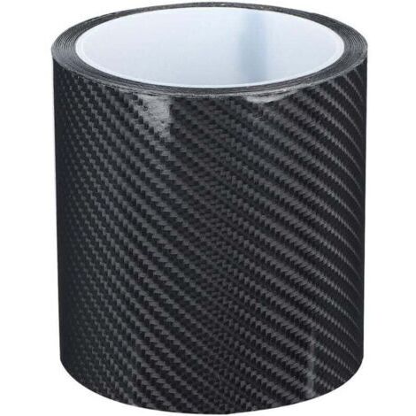 Green Mobility-Bandes de protection anti-rayures en fibre de carbone  10 cm x 3 m, film protecteur auto-adhésif pour bords de portières de voiture, vinyle