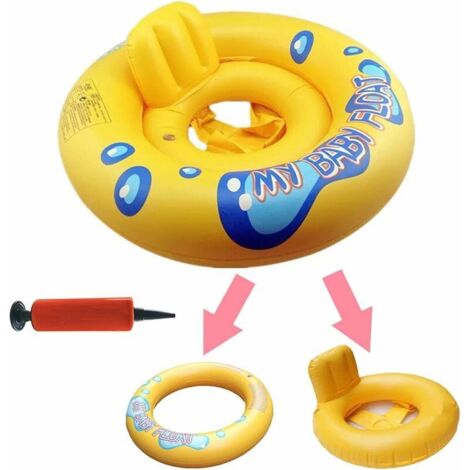 Green Mobility-Bébé Siège De Piscine, Bébé Bouée Bébé Piscine Anneau De Bébé Enfant Flotteur, Piscine Réglable Taille Gonflable pour Enfants Bébé0-2 ans