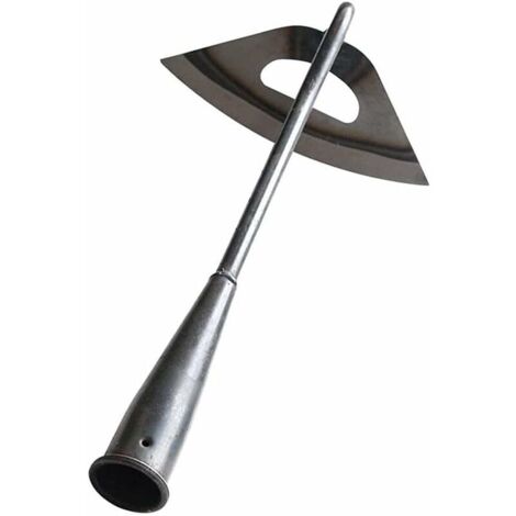 Green Mobility-Binette creuse, en acier inoxydable, petite binette portable, multi-usage, robuste et durable, outil de jardin, râteau de désherbage, plantation, légumes, maison, jardin, ferme, désherb