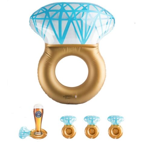 Green Mobility-Bouée Piscine Gonflable Diamant Bouée Été Accessoire Photo Plage Cadeau Été 1 Pièce