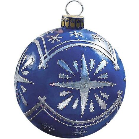 Green Mobility-Boule de Noël Gonflable en PVC - Décoration de Noël Gonflable pour l'extérieur (11)