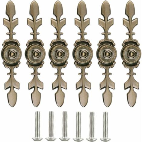 Green Mobility-Boutons et poignées de meubles,6 Pièces Boutons de Porte Bouton de Tiroir Poignee de Meuble Tirage pour Armoire avec Vis