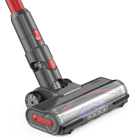 Green Mobility-Brosse pour Dyson V7 V8 V10 V11 V15, Tete Balai Dyson avec Brosse Turbo et Brosse Velours Douce, 4LED et Verrou de Gâchette, Accessoire Dyson pour Moquette, Parquets