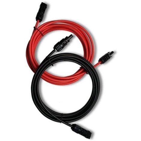 Green Mobility-Câble Extension Panneau Solaire 2 Pièces Avec Adaptateur Étanche Connecteur IP68 MC4