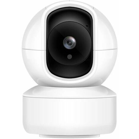 Green Mobility-Caméra Surveillance WiFi, 1080P Caméra IP WiFi Intérieur avec Détection de Mouvement, Audio Bidirectionnel pour /Animal de Compagnie Blanche
