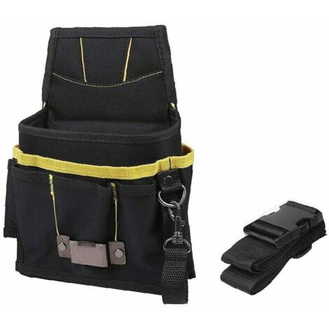 Green Mobility-Ceinture à outils de ceinture sac de taille Sac de travail Organisateur Pochette avec une poche multiple pour les techniciens d'électriciens, ceinture de poche d'organisateur de travail