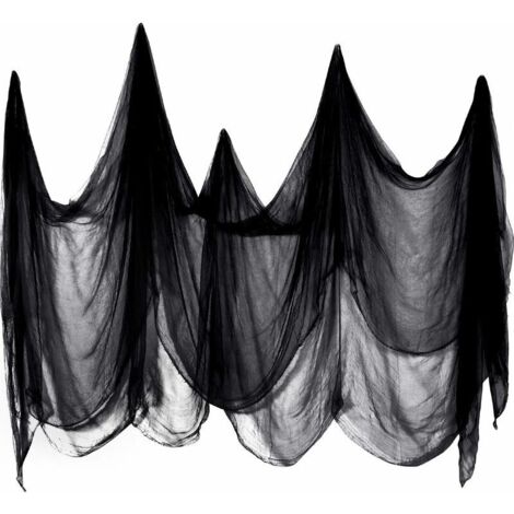 Green Mobility-Chiffon Effrayant Gaze Spooky Chiffons de Mousseline en Coton Décorations d'halloween pour Fête des Maisons Hantées Portes d'Entrée à l'Extérieur（2.5m）